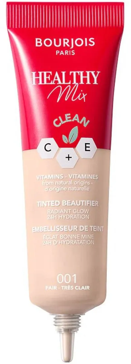 Bourjois Healthy Mix Clean Tinted Beautifier Foundation 001 Fair - 30ml