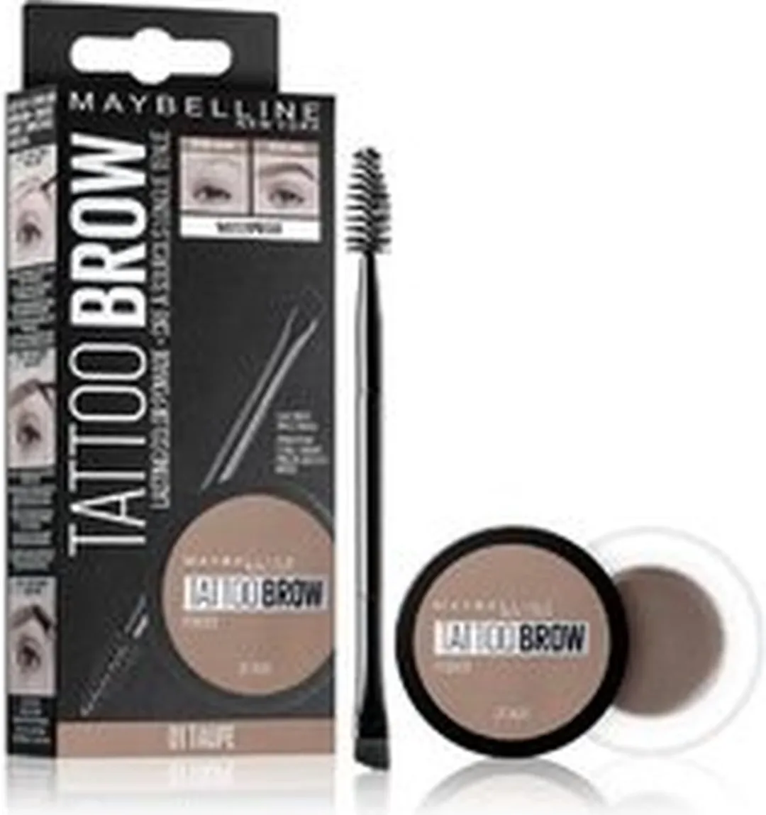 Maybelline Tattoo Brow Waterproof Pomade 05 Donkerbruin 3.5ml
