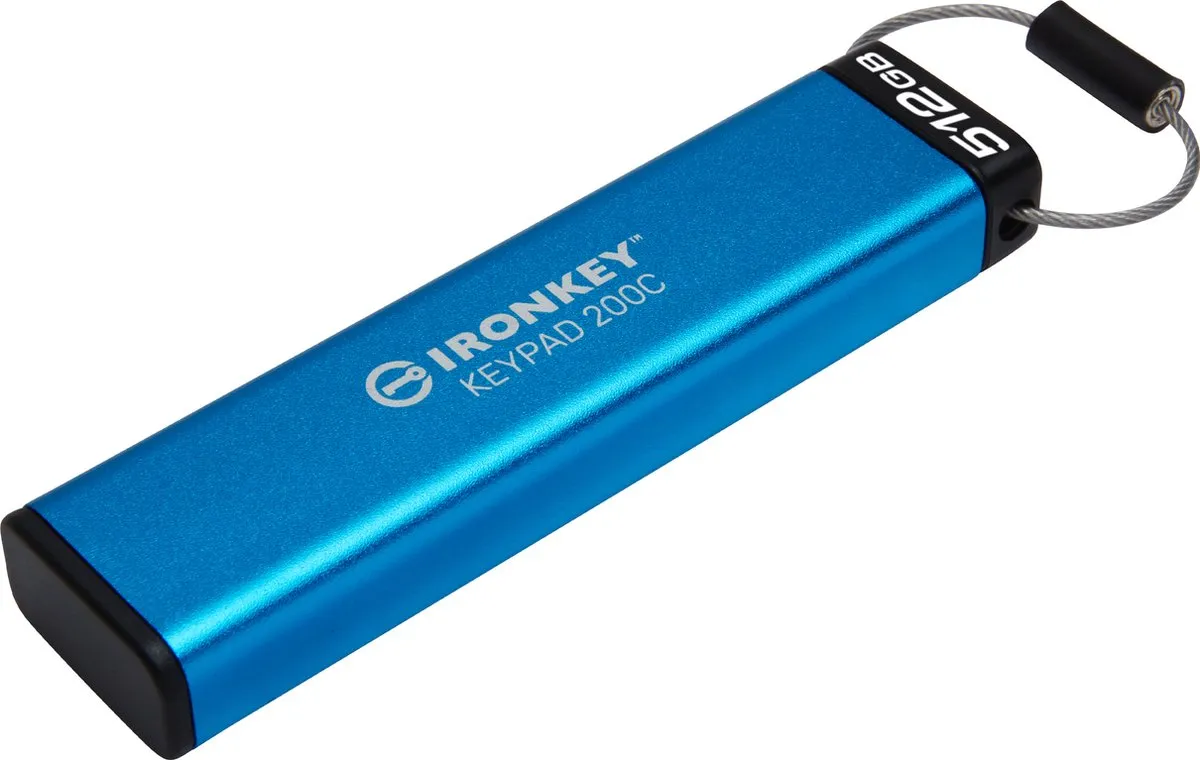 Kingston IronKey Keypad 200C 512GB - FIPS 140-3 Lvl 3