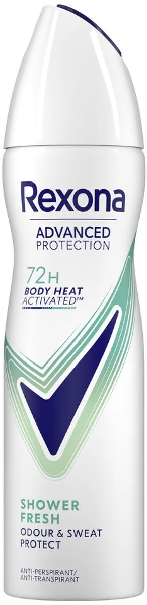 Rexona Deodorant Spray Advanced Protection Shower Fresh 150ml - 6 Stuks