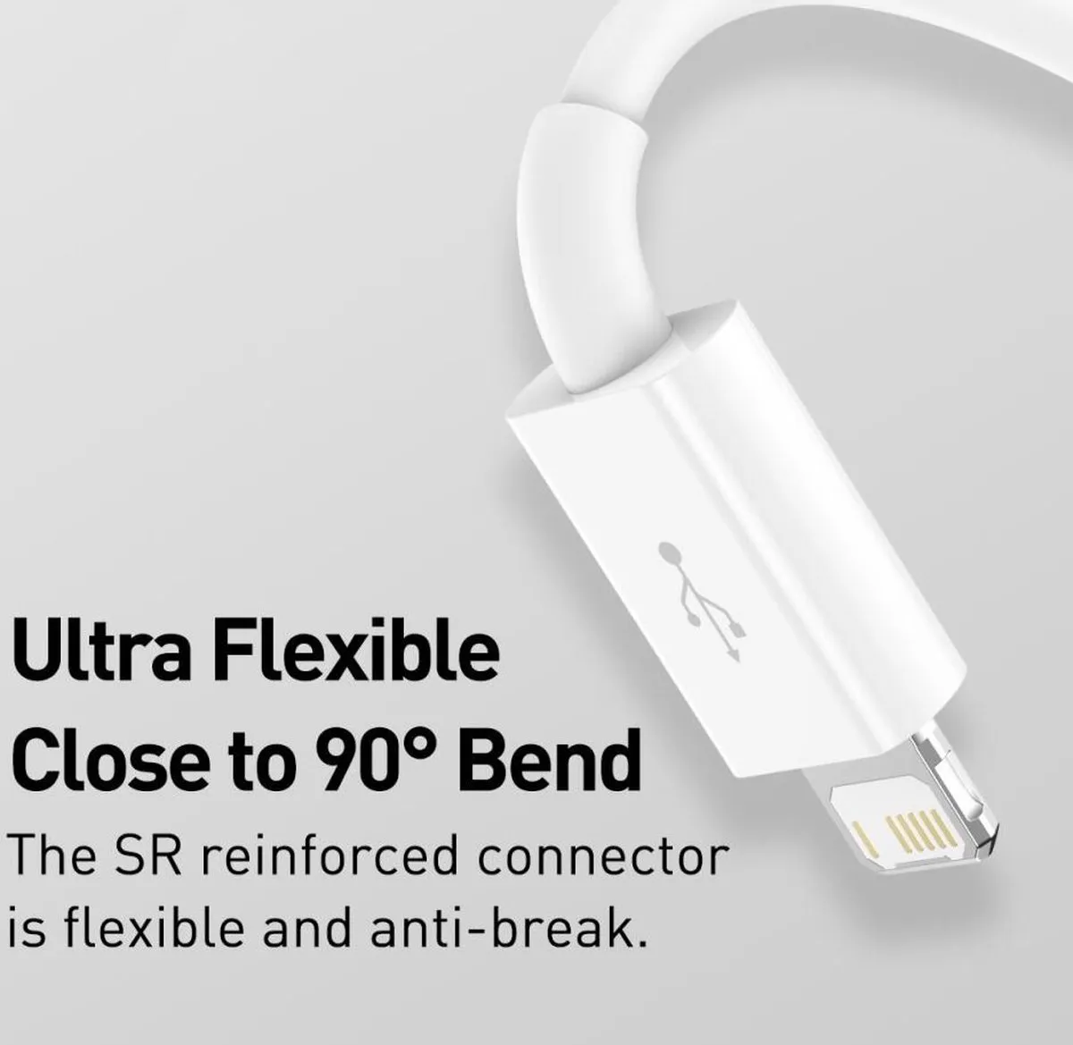 Baseus Superior 3-in-1 Kabel 1M - Wit