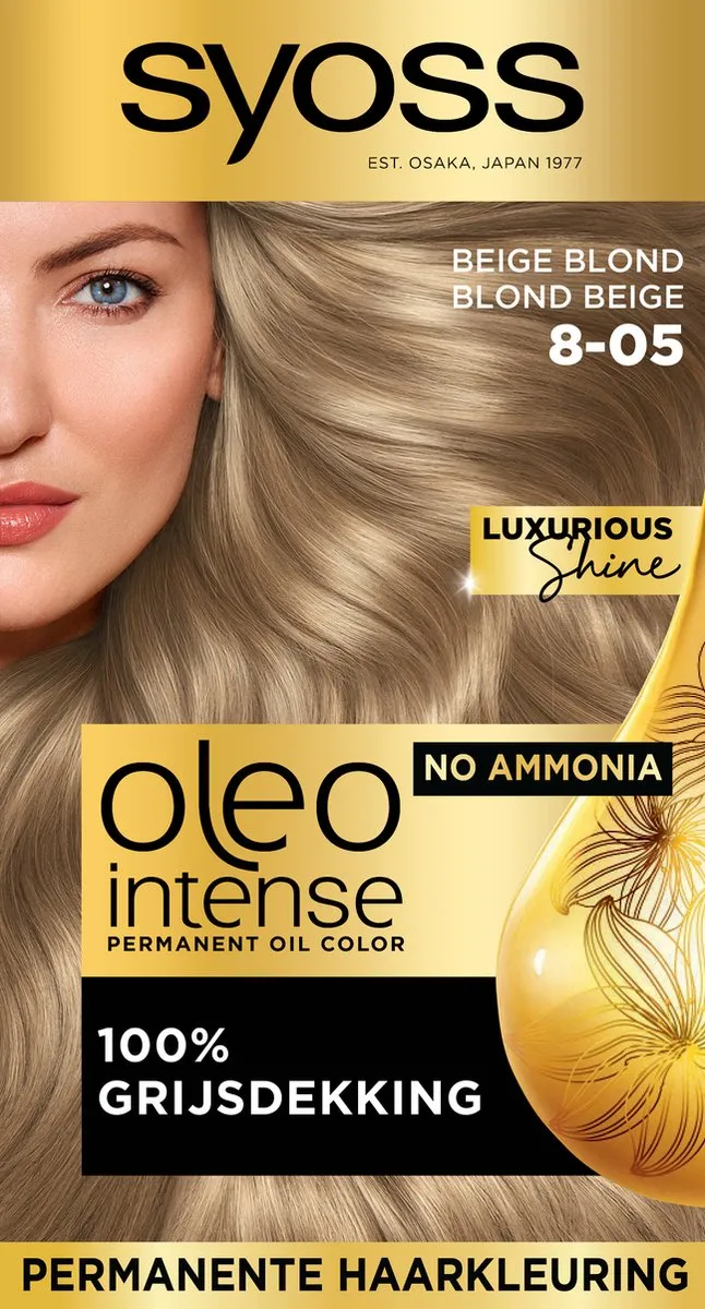 SYOSS Oleo Intense 8-05 Haarverf Beige Blond 115ml