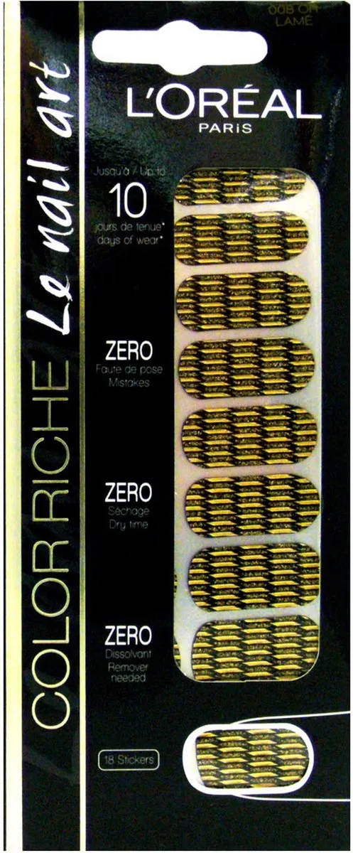 L'Oréal Paris Color Riche Nagelstickers 8 Or Lame