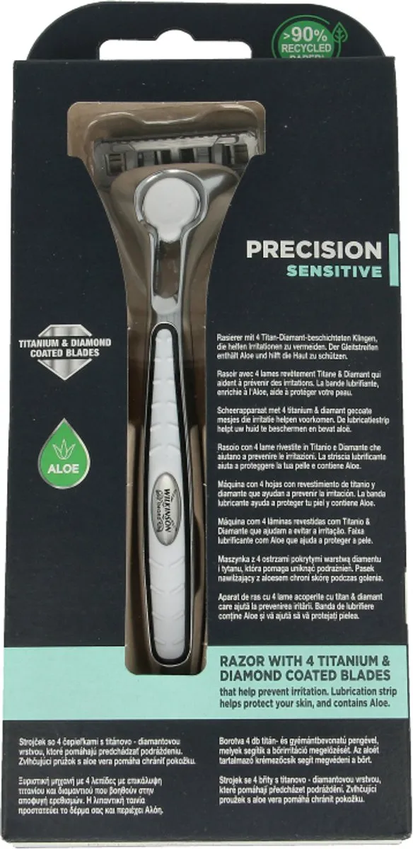 Wilkinson Sword Quattro Scheermes Essential 4 - Metallic - afbeelding 6 van 6