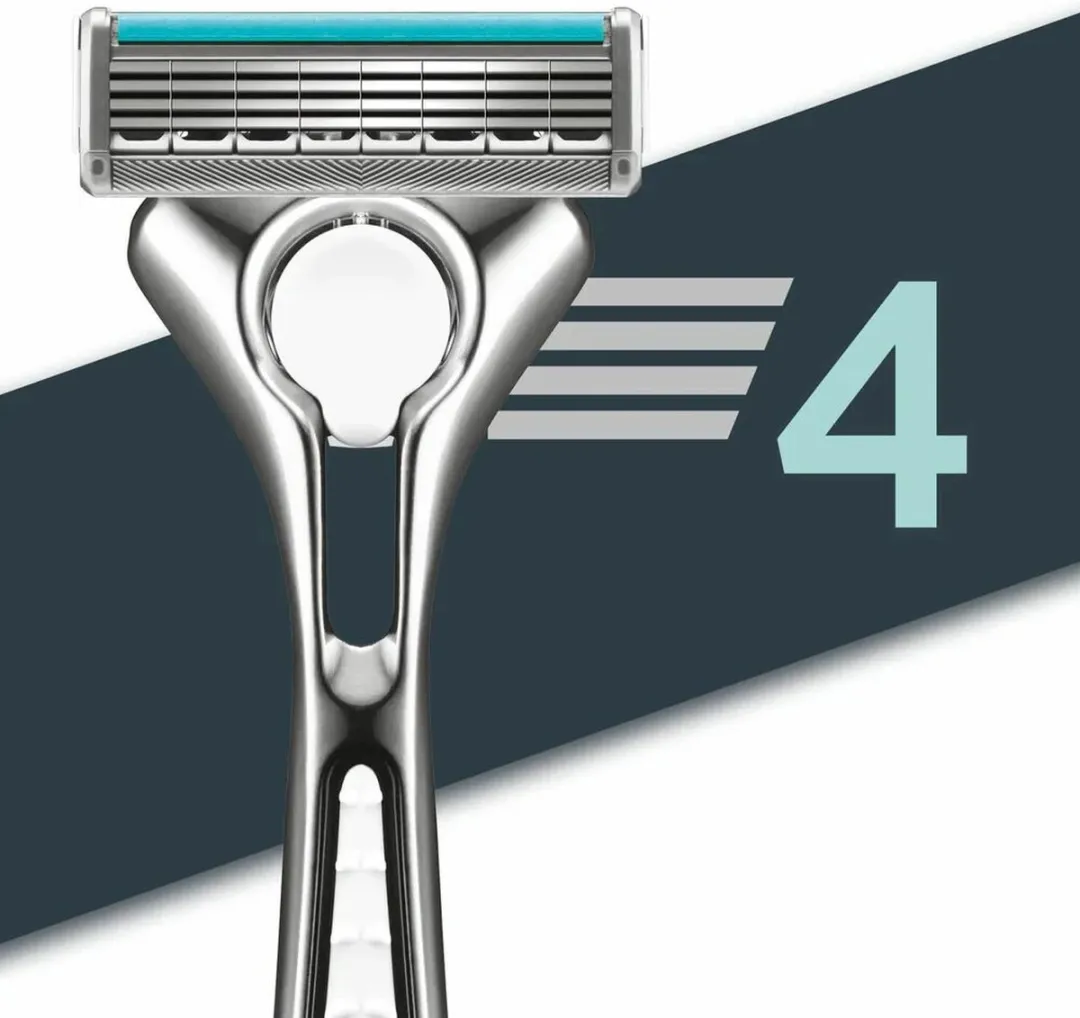 Wilkinson Sword Quattro Scheermes Essential 4 - Metallic