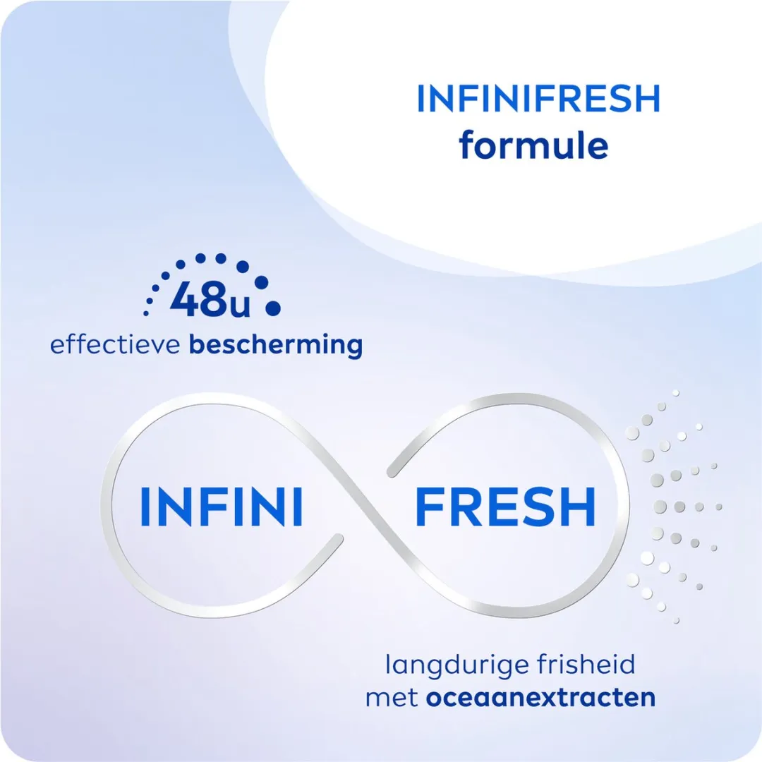 NIVEA Fresh Natural Anti-transpirant Deo Roller 50ml - 6 Stuks