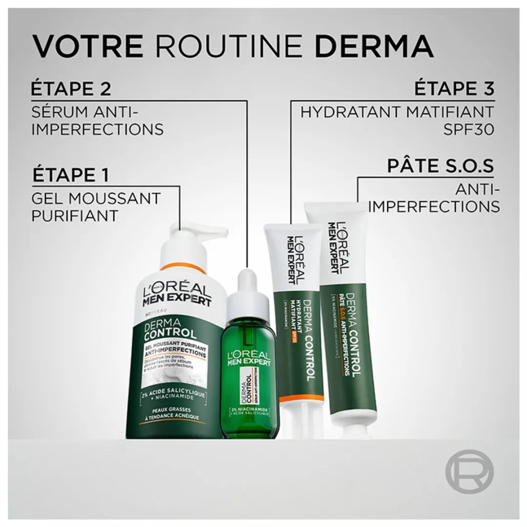 L'Oréal Paris Men Expert Derma Control Matterende Moisturizer SPF30 40ml