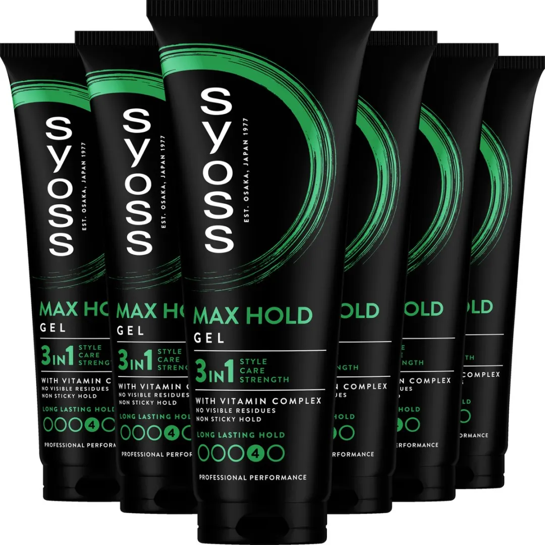 SYOSS Max Hold Haargel - 6x250ml