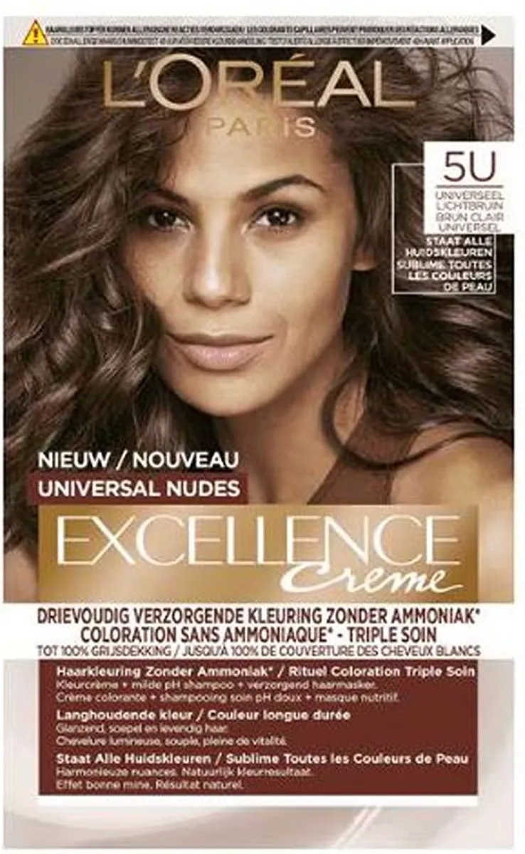 L'Oréal Paris Excellence Universal Nudes 5U Permanent Haarverf