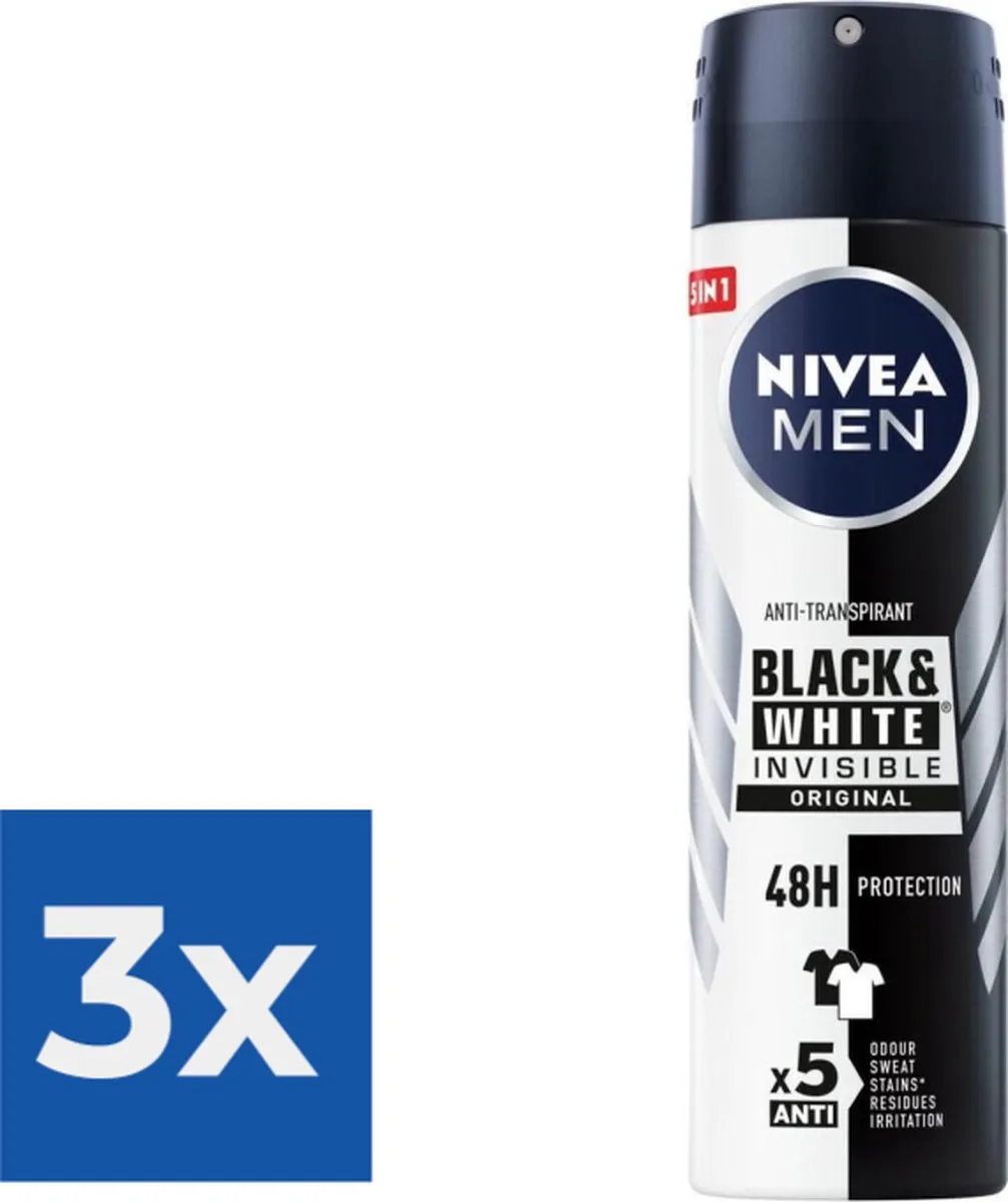 NIVEA Men Invisible Deodorant Spray 450ml
