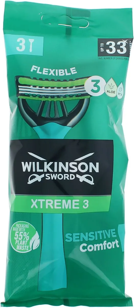 Wilkinson Sword Xtreme 3 Sensitive Scheermesjes