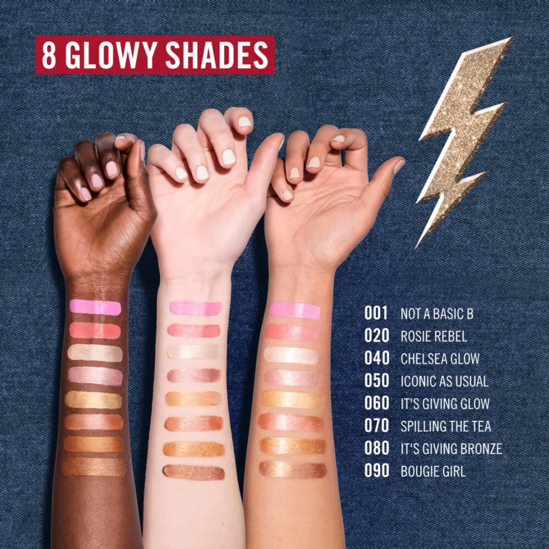 Rimmel London Multi Tasker Turbocharged Glow Liquid Illuminator 002 Rosy Rebel - 10ml