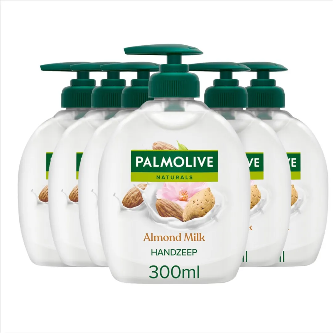 Palmolive Handzeep Naturals Amandel Melk 6x300ml
