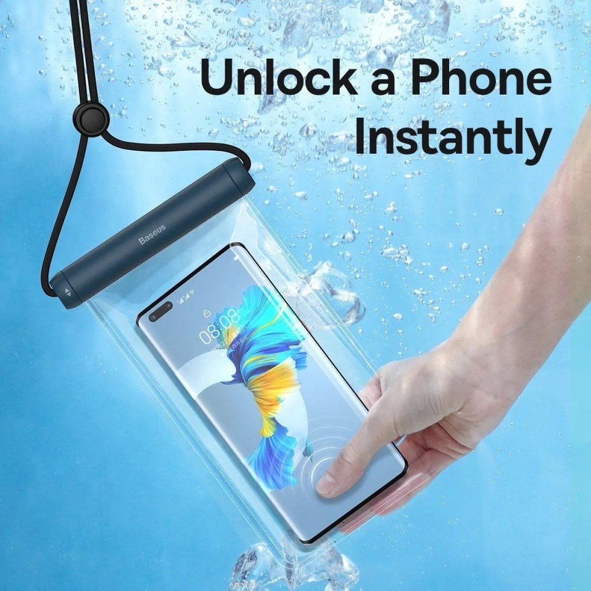 Baseus IPX8 Smartphonehoesje FMYT000003 - Blauw