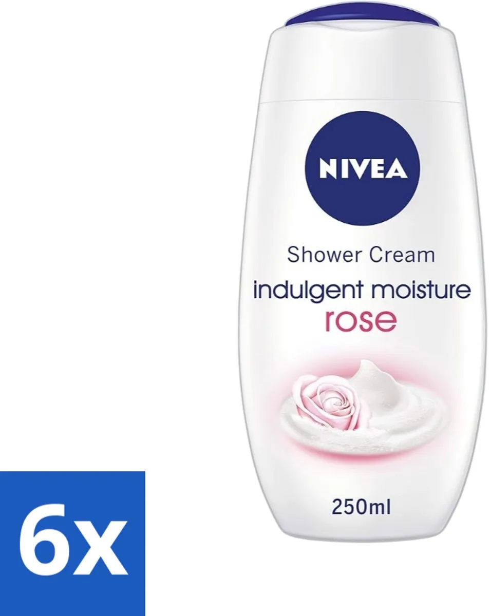 NIVEA Shower Indulgent Moisture Rose Douchecrème 250ml