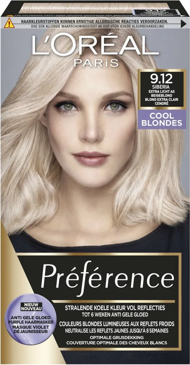 L'Oréal Paris Preference Haarkleuring 9.12 Siberia