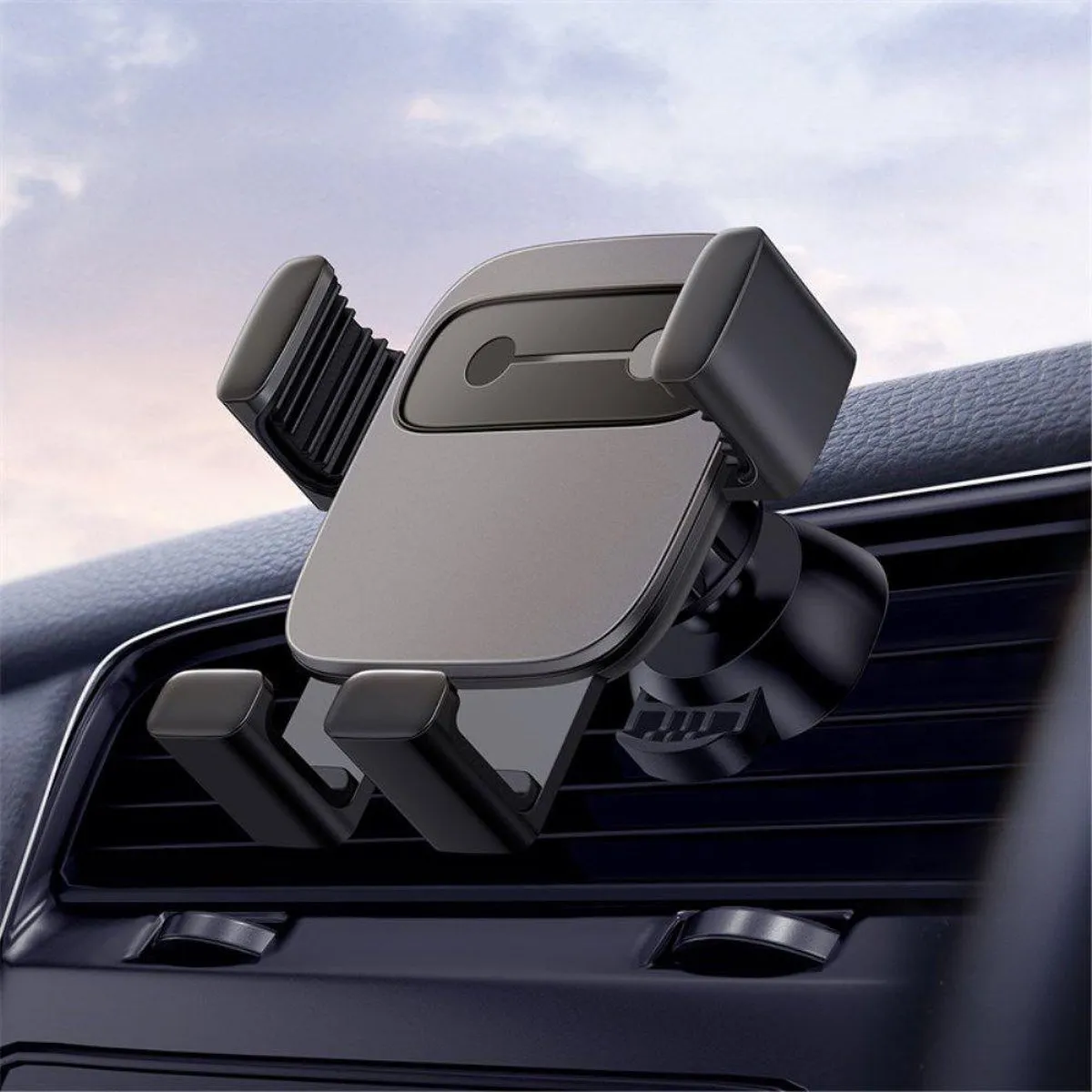 Baseus Cube Gravity Telefoonhouder - Universeel 6.6" - Zwart