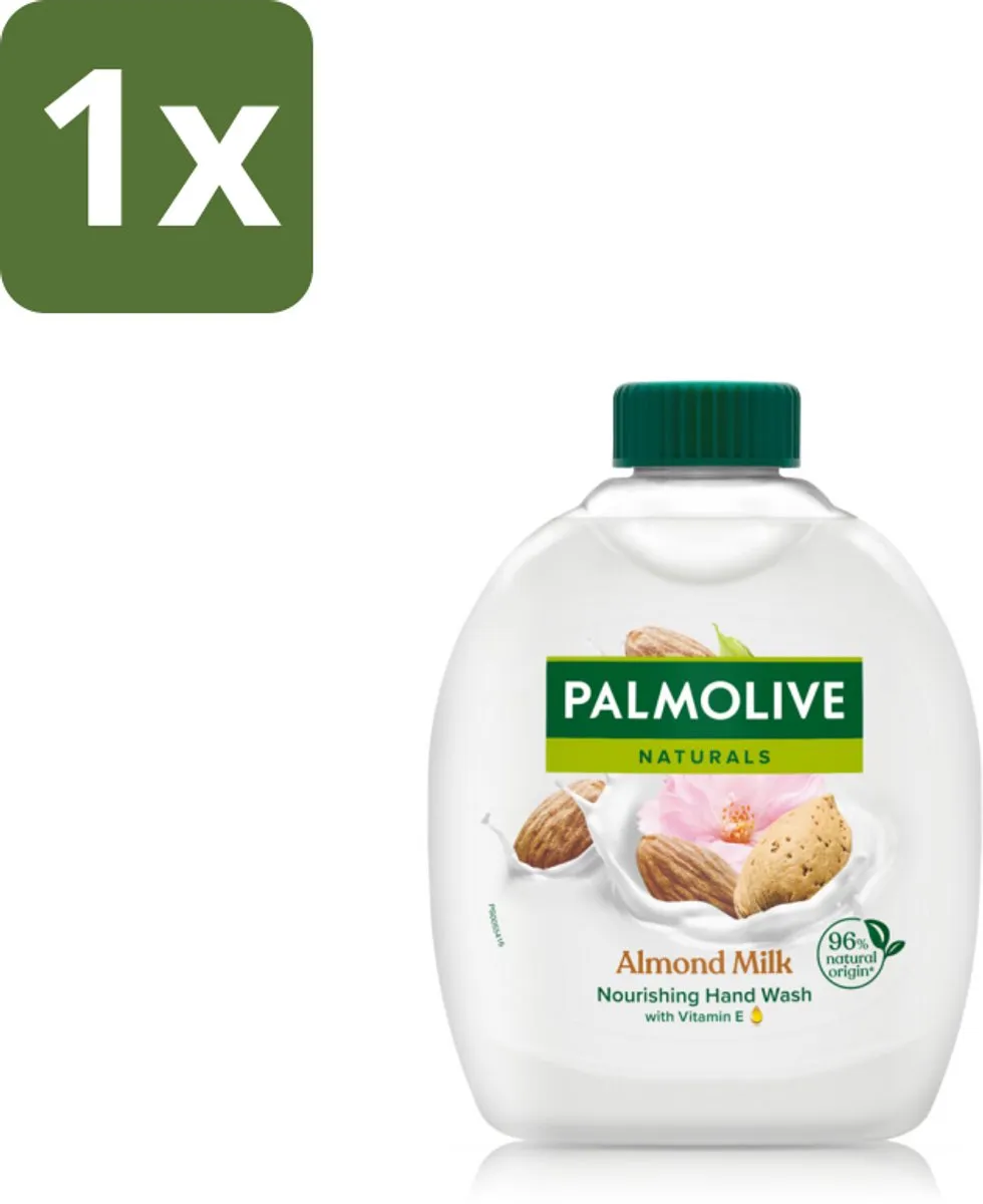 Palmolive - Amandelmelk - Handzeep Navulling - Zacht & Hydraterend - 300 ml - 1 stuk