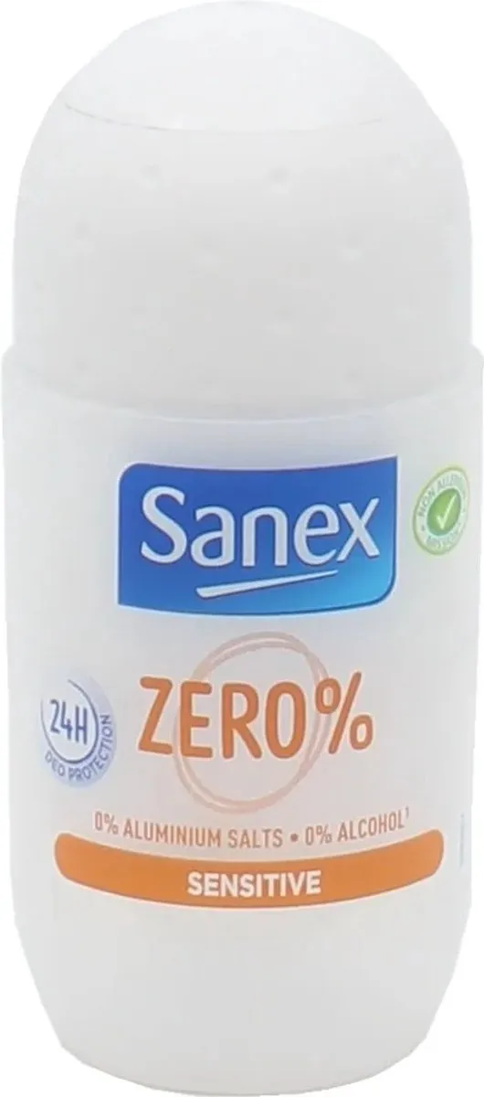 Sanex Zero% Deodorant Roller Sensitive 50ml
