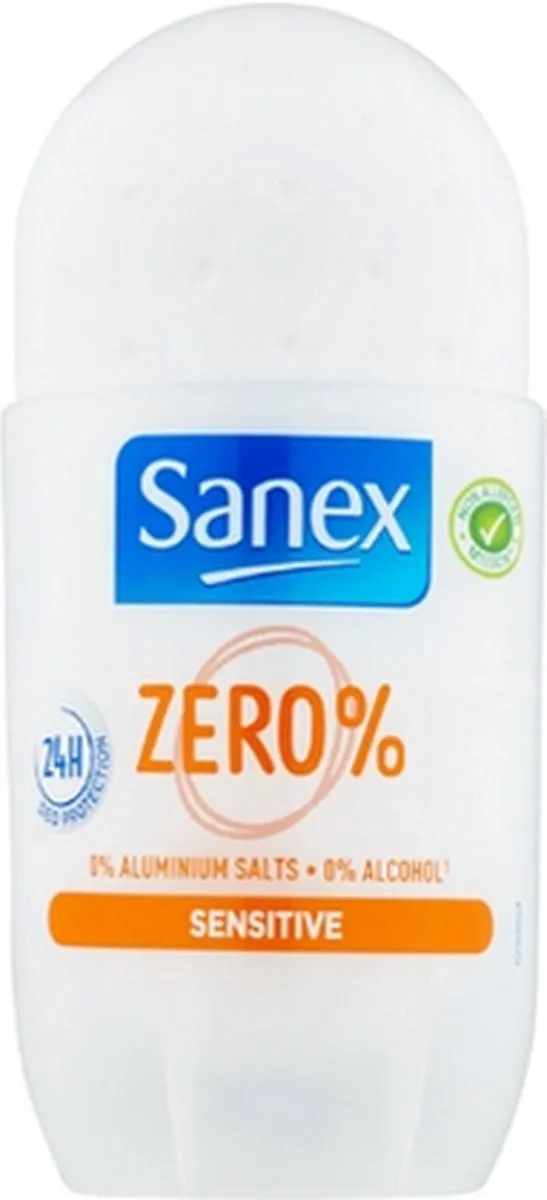 Sanex Zero% Deodorant Roller Sensitive 50ml