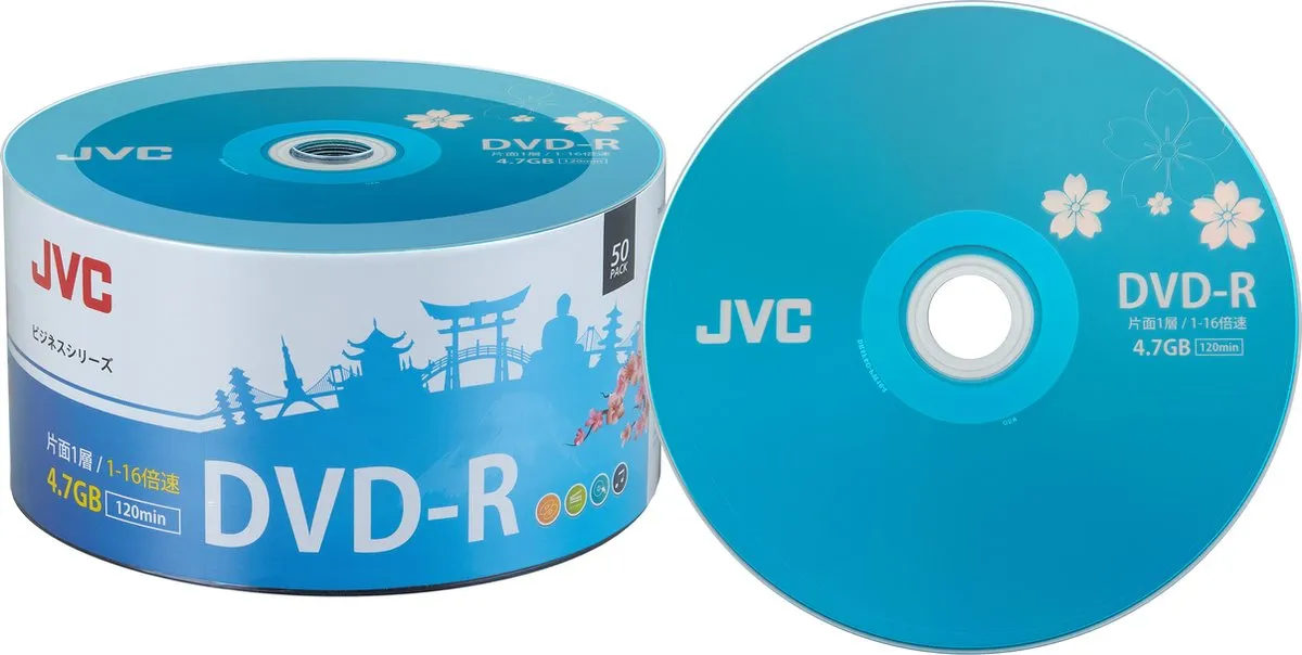 JVC DVD-R 4.7GB 16x - 50 Stuks