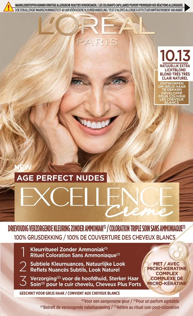 L'Oréal Paris Excellence Crème Age Perfect Nudes 10.13