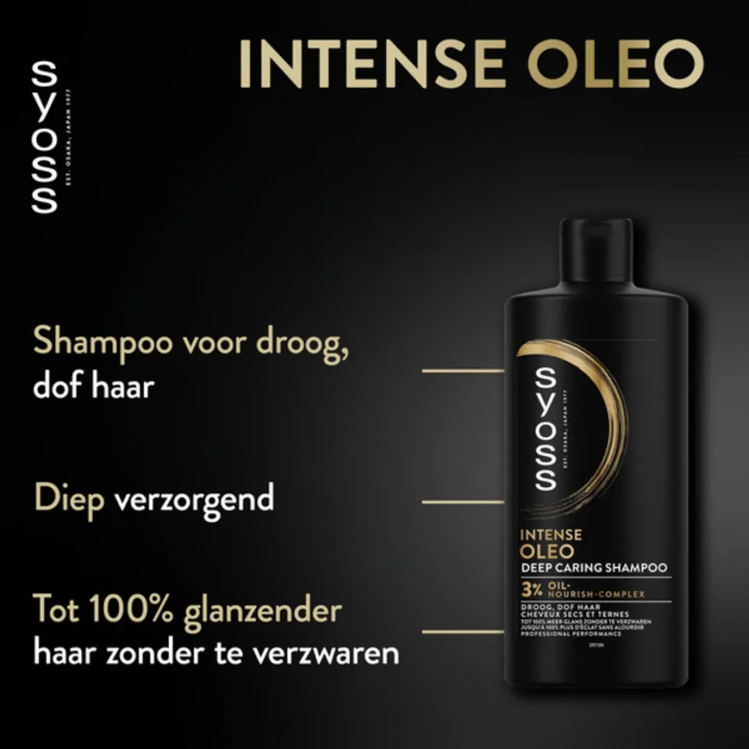 SYOSS Oleo Shampoo 440ml - 24 Stuks