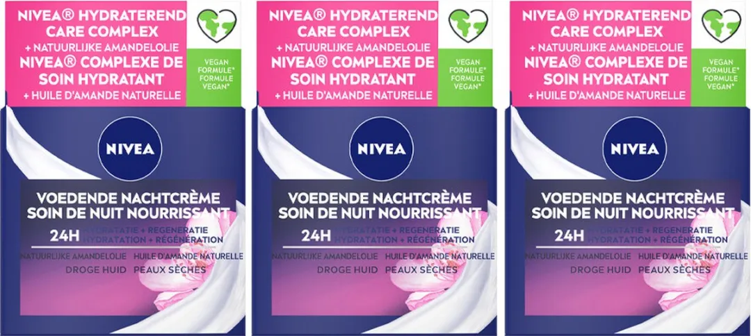 NIVEA Essentials Herstellende Nachtcrème 50ml - 3 Stuks - afbeelding 6 van 6