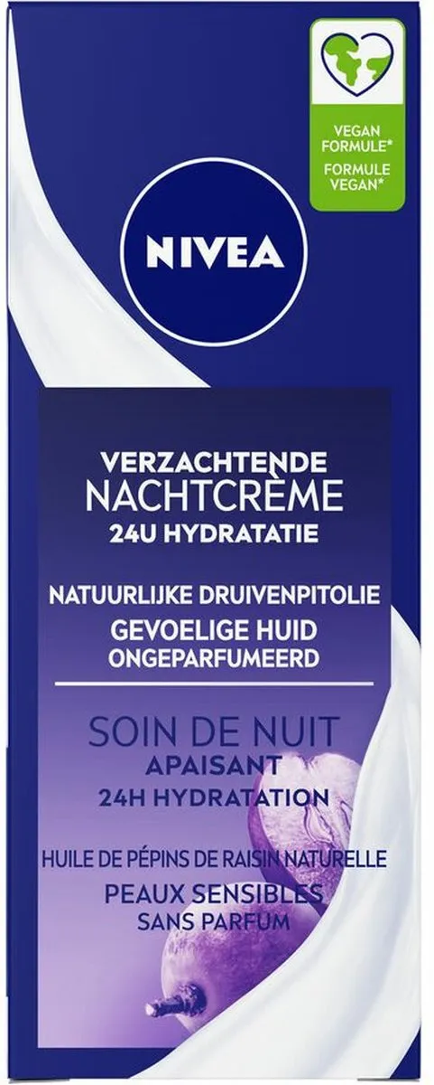 NIVEA Essentials Nachtcrème Sensitive 50ml