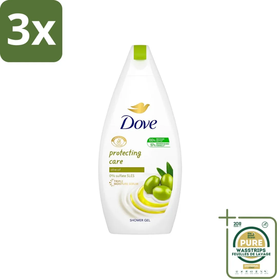 Dove Protecting Care Douchegel 1350ml - 3 Stuks