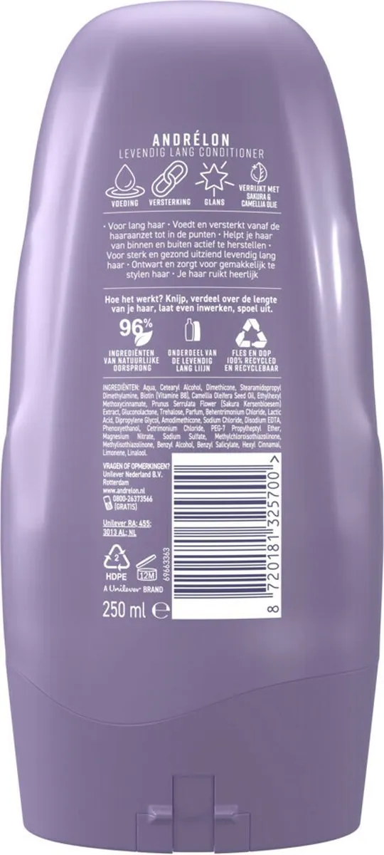 Andrélon Conditioner Levendig Lang 250ml
