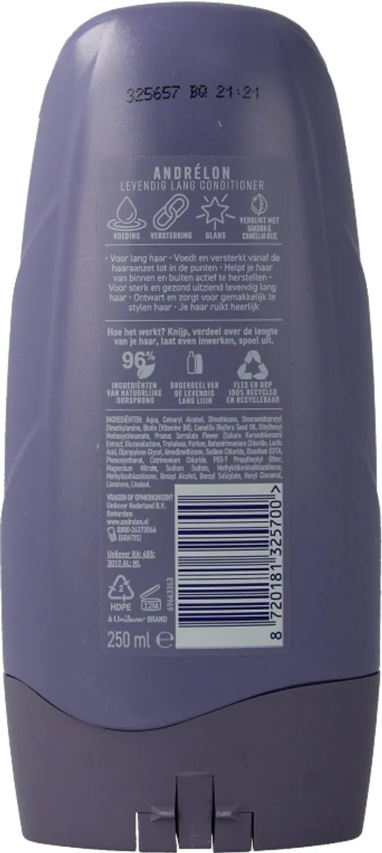 Andrélon Conditioner Levendig Lang 250ml