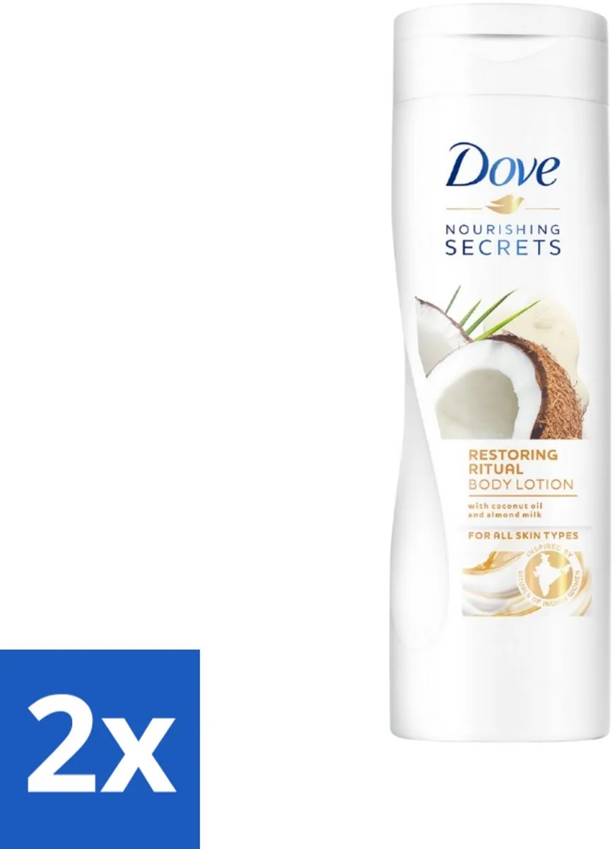 Dove Nourishing Secrets Restoring Ritual Lotion Kokos & Amandel 400ml