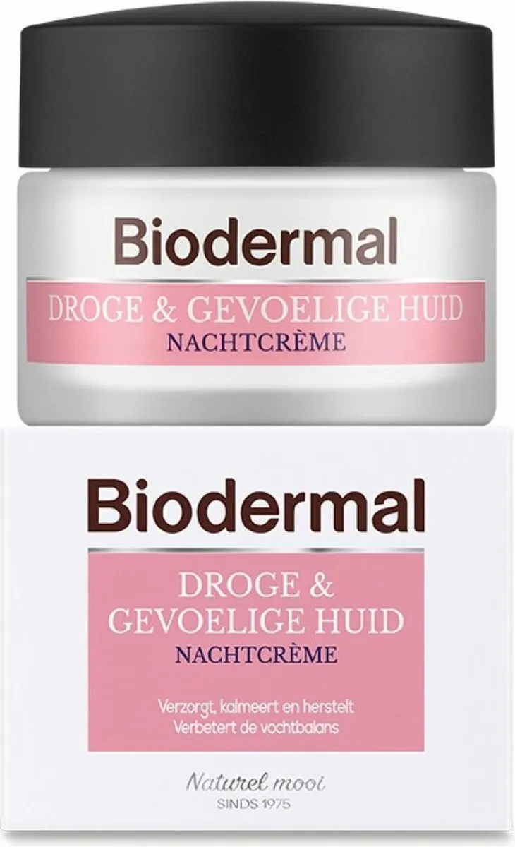 Biodermal Nachtcrème Gevoelige Huid 50ml