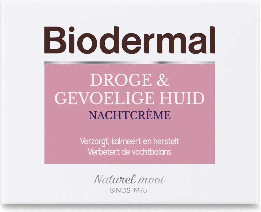 Biodermal Nachtcrème Gevoelige Huid 50ml