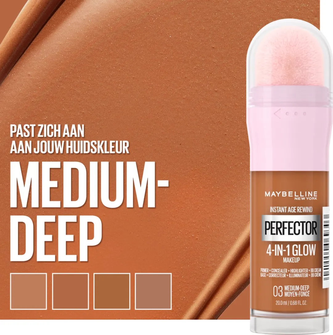 Maybelline New York Instant Anti-Age Perfector 4-in-1 Glow - Medium Deep - 20ml