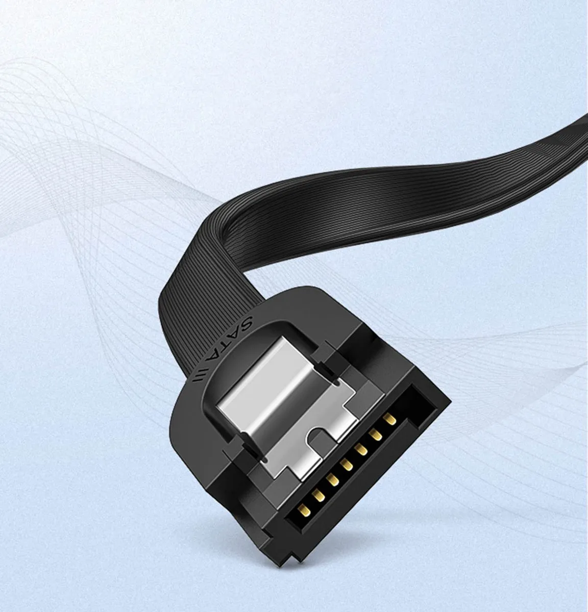 Ugreen SATA 1.0-3.0 naar 5Gb/s Kabel 0,5m - Zwart