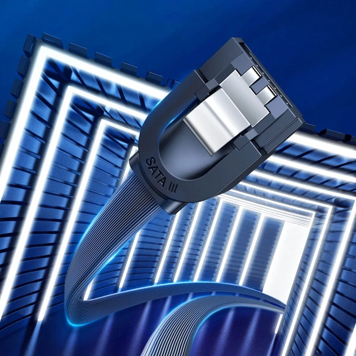 Ugreen SATA 1.0-3.0 naar 5Gb/s Kabel 0,5m - Zwart