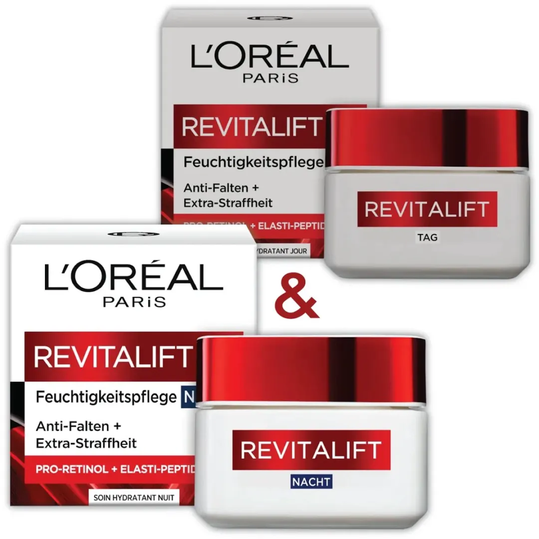 L'Oréal Paris Revitalift Dag & Nacht Crème Set 2x50ml