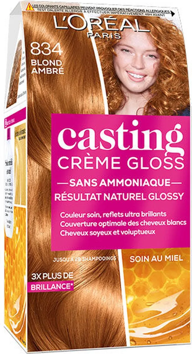 L'Oréal Paris Casting Crème Gloss #834 Rubio Ambar - 180ml