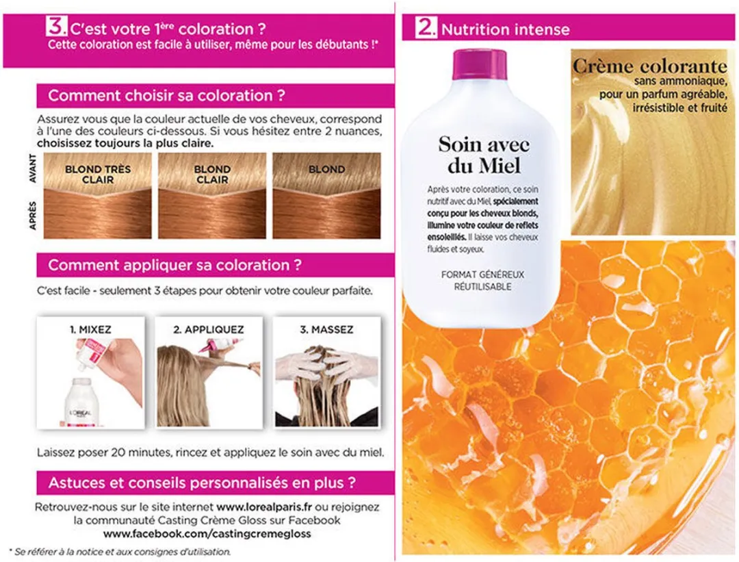 L'Oréal Paris Casting Crème Gloss #834 Rubio Ambar - 180ml - afbeelding 6 van 6