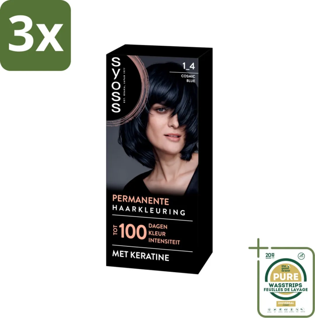 SYOSS Coloration 1-4 Cosmic Blue Haarverf