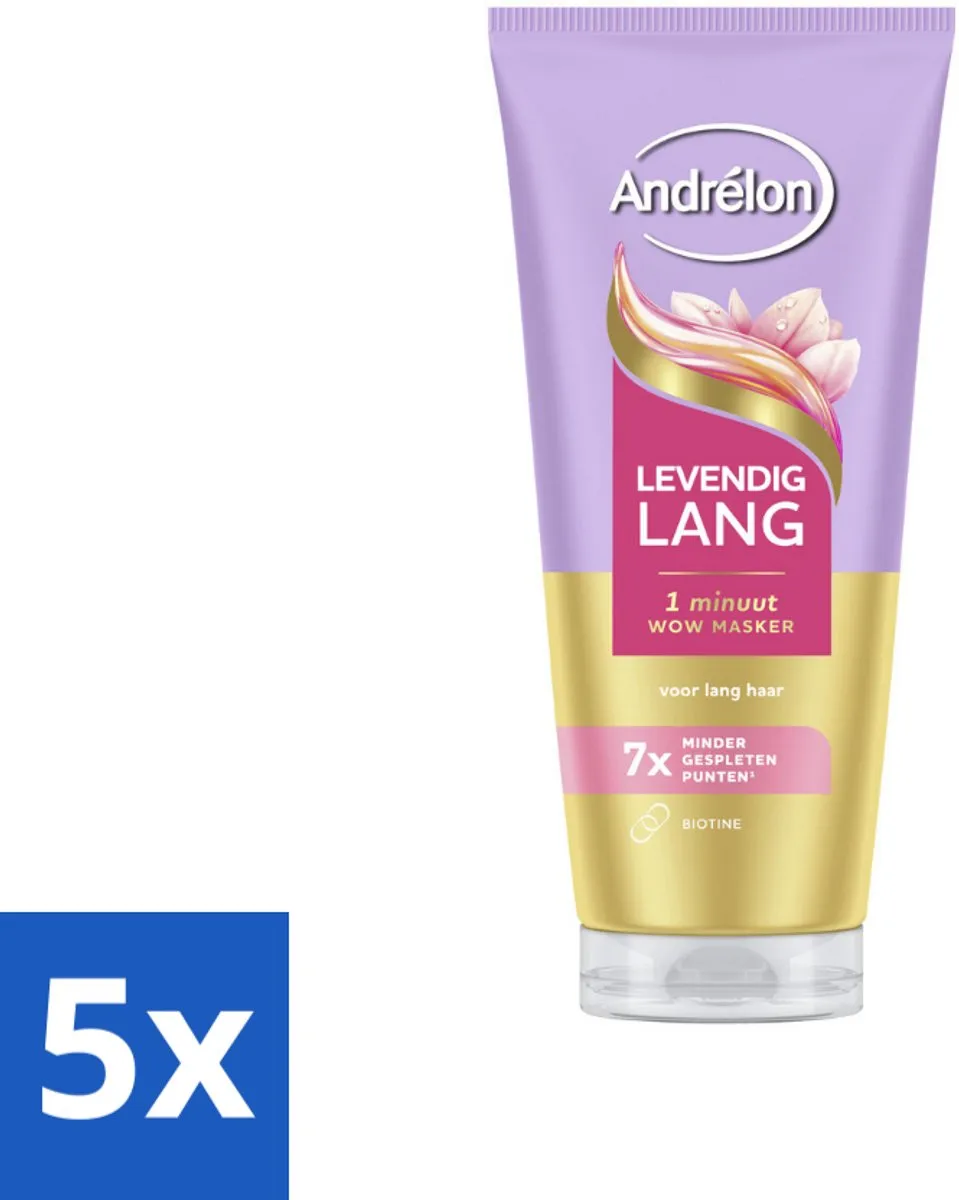 Andrélon Levendig Lang Haarmasker 180ml