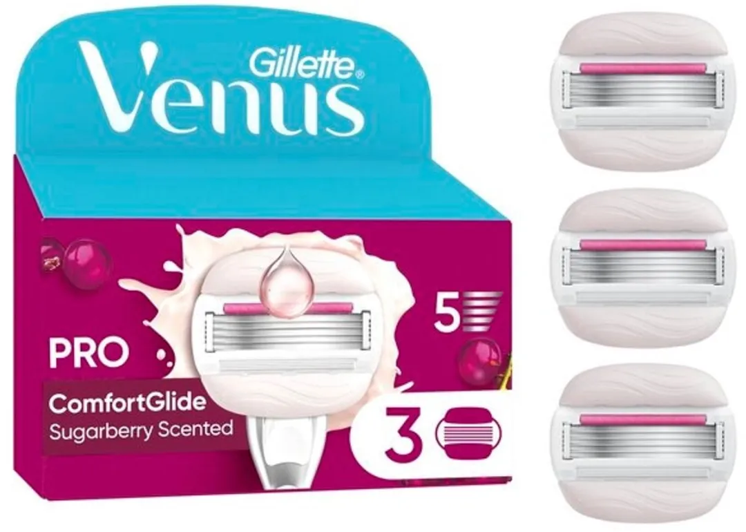 Gillette Venus Pro ComfortGlide Sugarberry Navulmesjes 5 Bladen