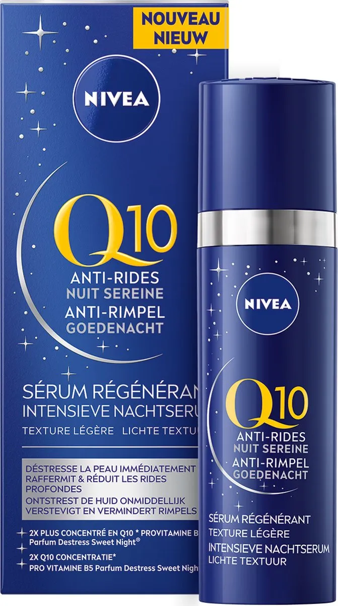 NIVEA Q10 Anti-Rimpel Nacht Serum 30ml