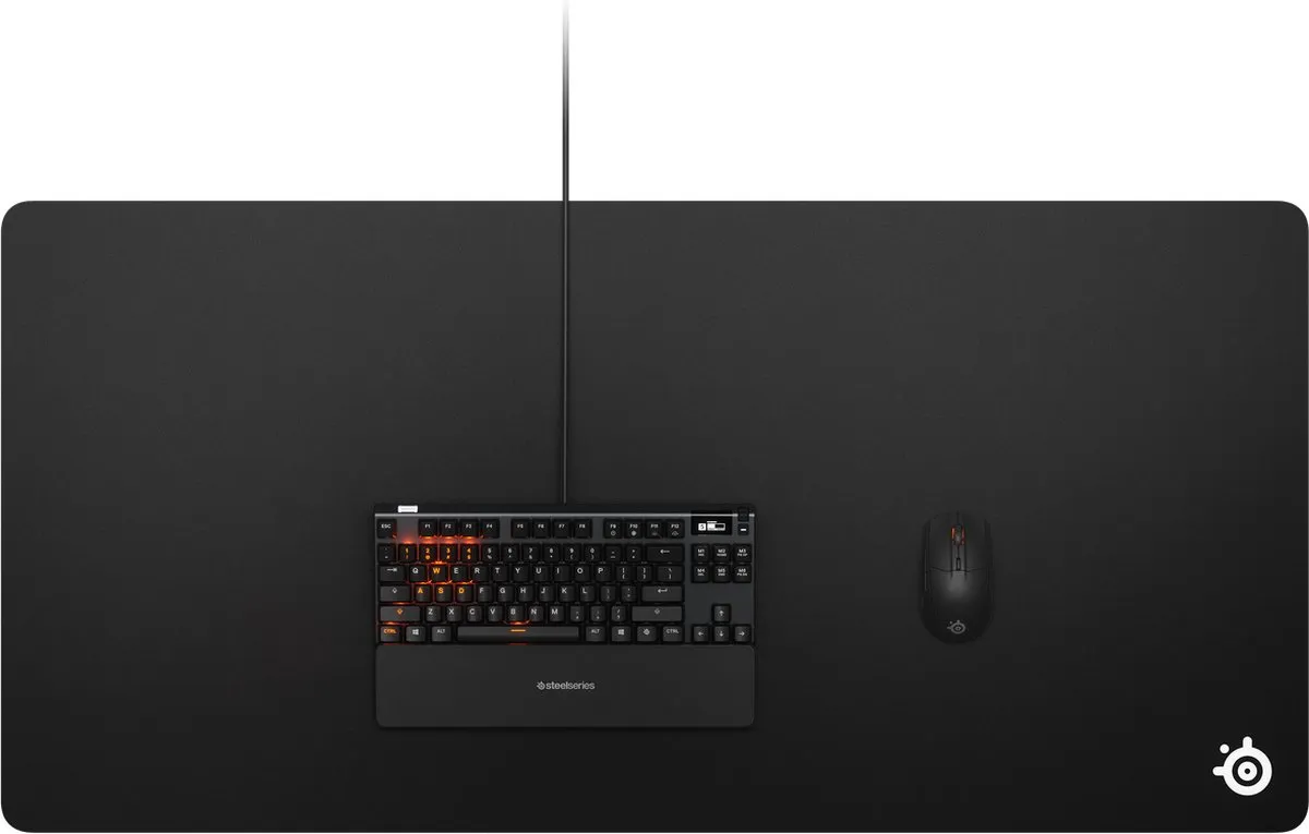 SteelSeries QcK 3XL Gaming Muismat 122x59cm - Zwart - afbeelding 6 van 6