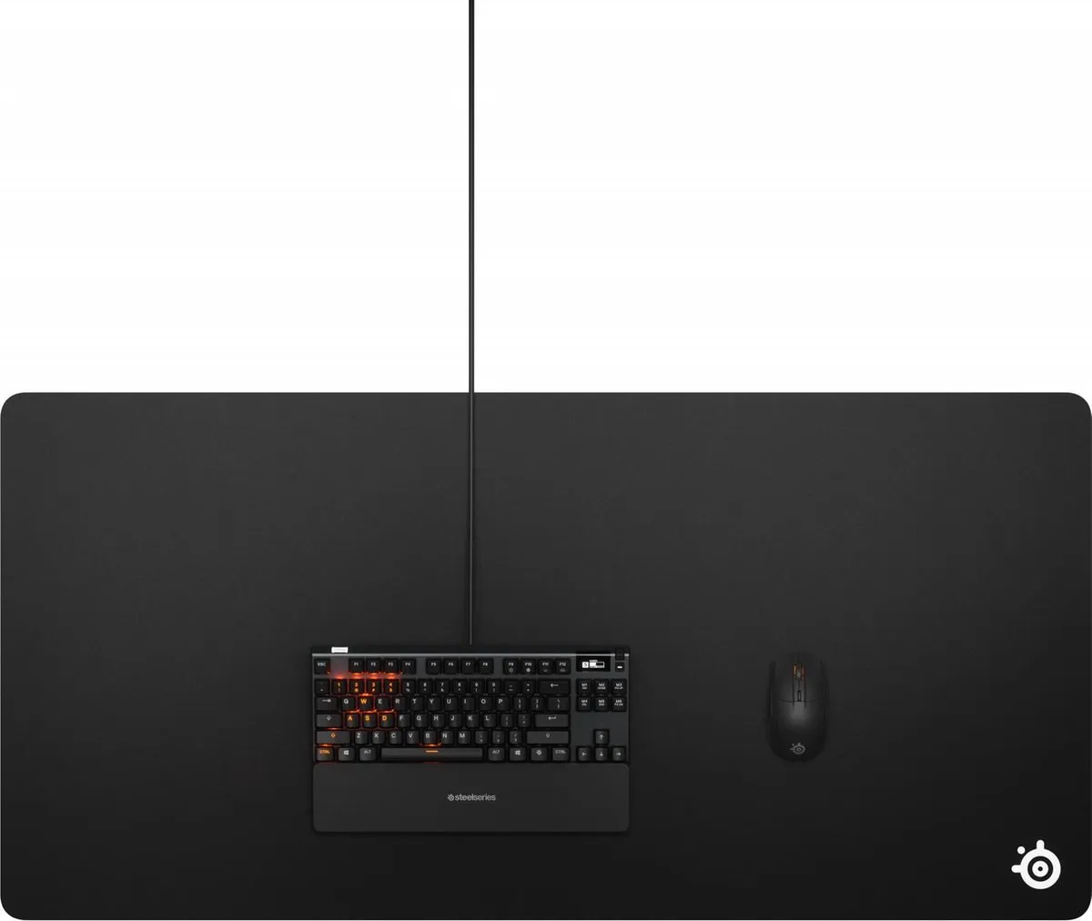 SteelSeries QcK 3XL Gaming Muismat 122x59cm - Zwart