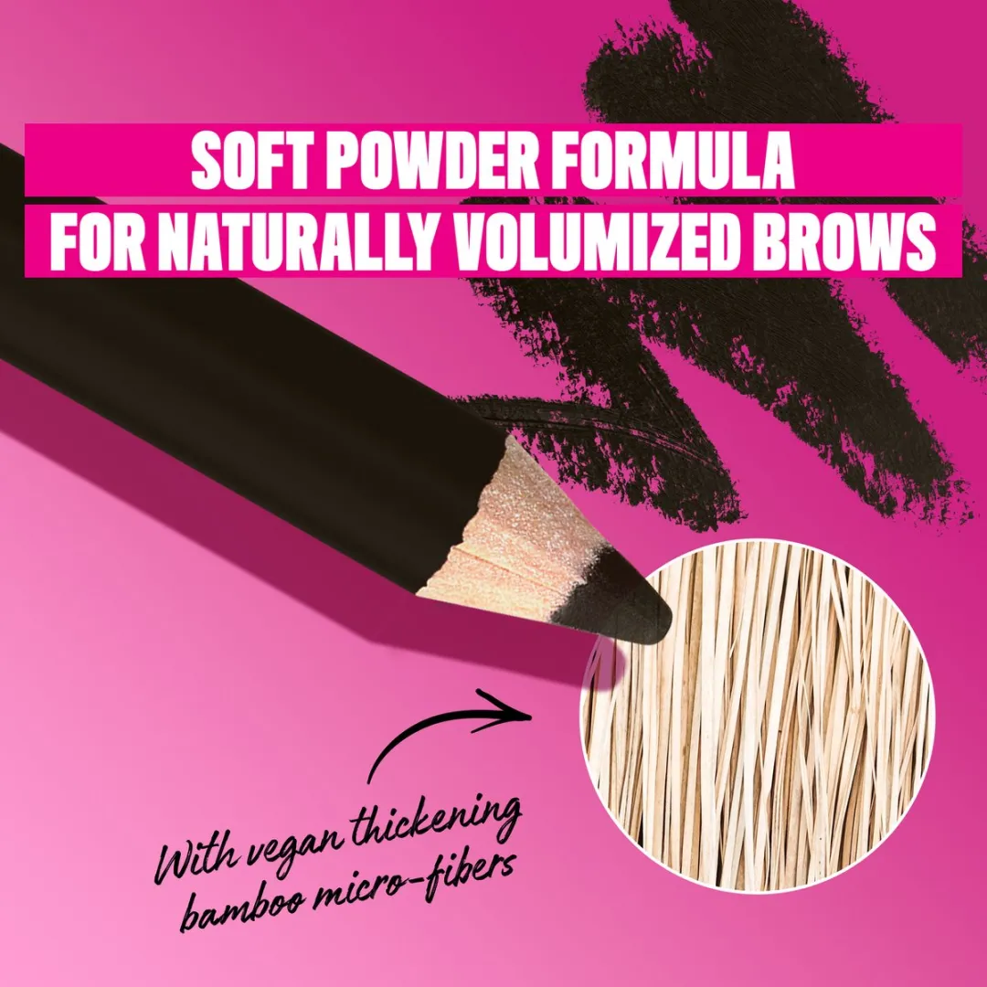 NYX Professional Makeup Powder Louder Brow Pencil Black
