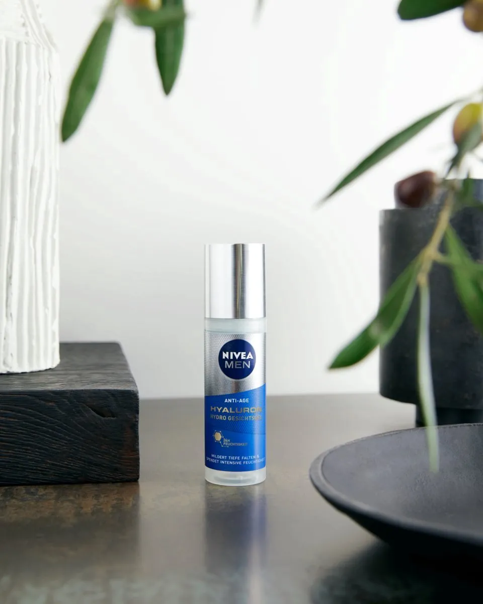 NIVEA MEN Hydraterende Anti-Age Gezichtsgel 150ml - 3x50ml