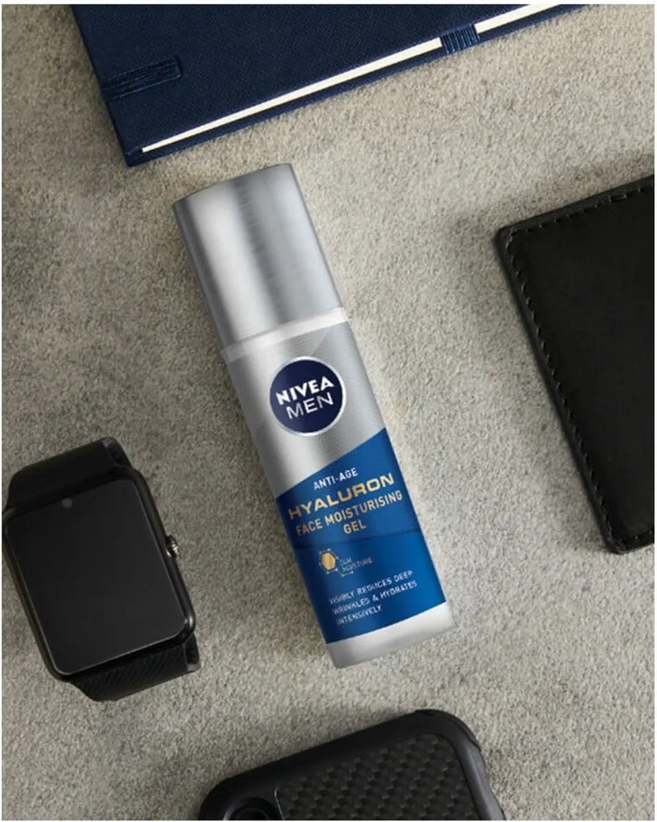 NIVEA MEN Hydraterende Anti-Age Gezichtsgel 150ml - 3x50ml - afbeelding 6 van 6